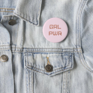 BADGE ROND 5 CM GRL PWR -