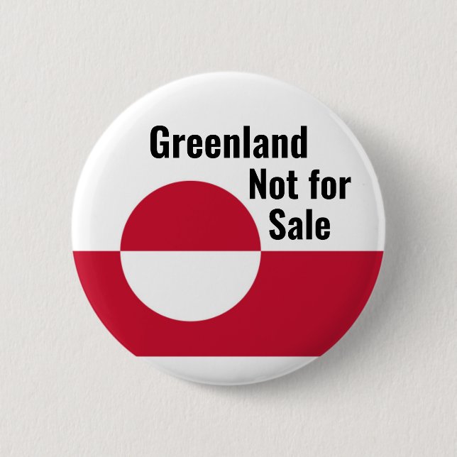 Badge Rond 5 Cm Groenland non vendu (Devant)