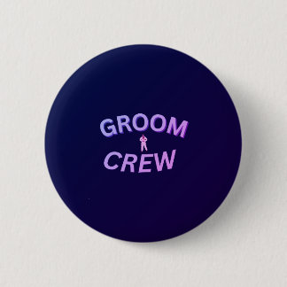 Badge Rond 5 Cm Groom crew button