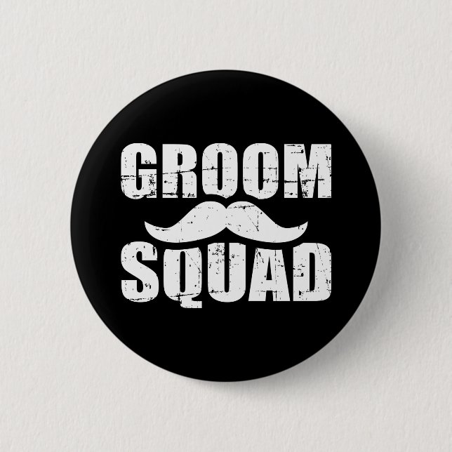 Badge Rond 5 Cm Groom Squad (Devant)