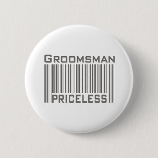 Badge Rond 5 Cm Groomsman inestimable