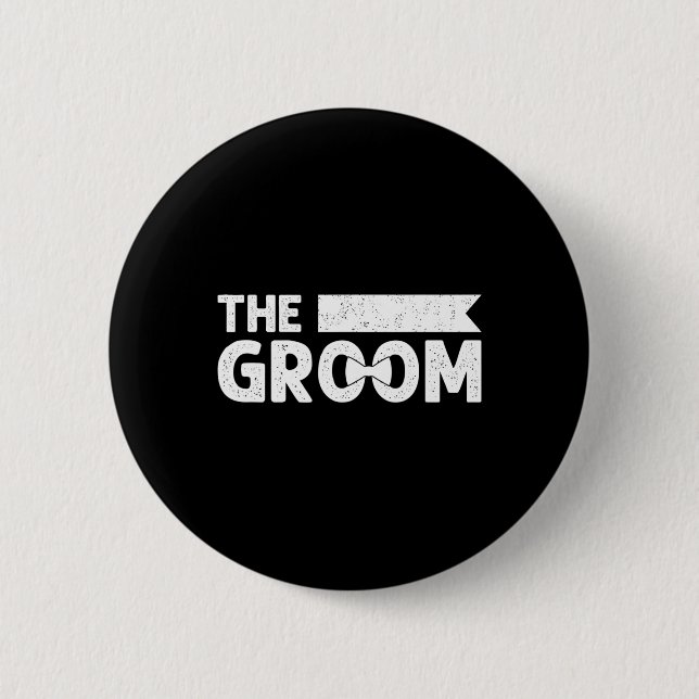 Badge Rond 5 Cm Groomsmen Mariage Te (Devant)