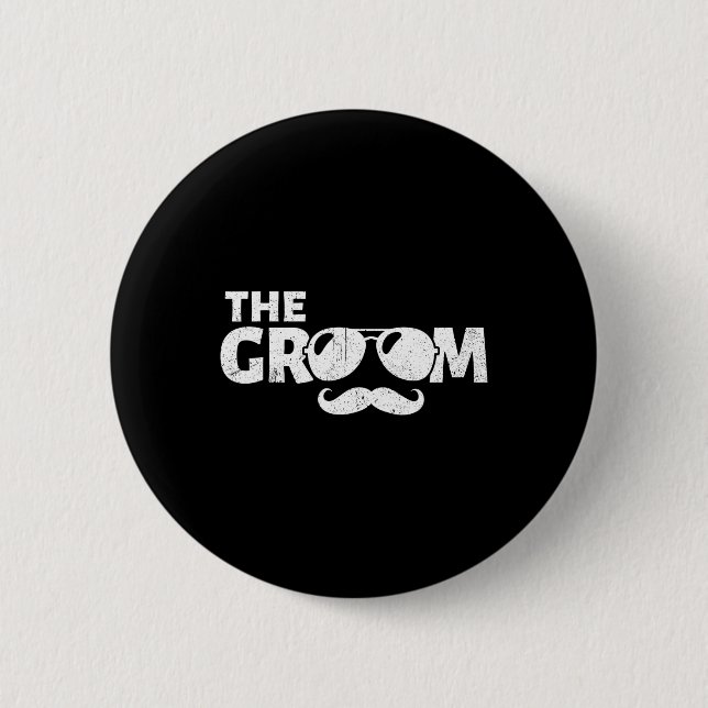 Badge Rond 5 Cm Groomsmen Mariage Te (Devant)