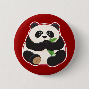 Badge Rond 5 Cm Gros panda