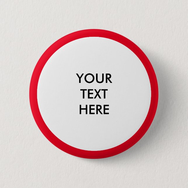 Badge Rond 5 Cm Gros points blancs + votre fond & idées (Devant)