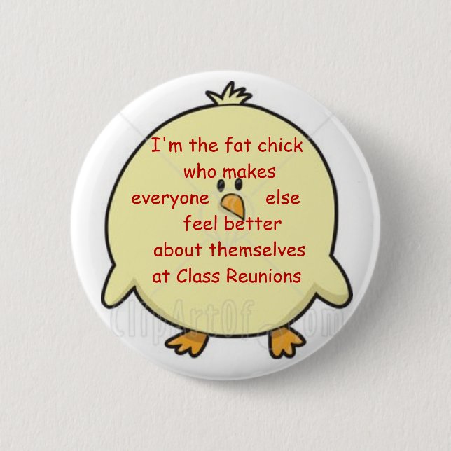 Badge Rond 5 Cm Gros poussin 2 (Devant)
