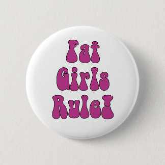 Badge Rond 5 Cm Grosse règle de filles ! Bouton