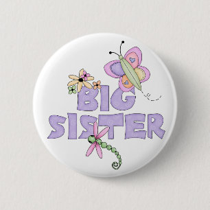 Badge Rond 5 Cm Grosse soeur des mignons