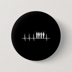 Badge Rond 5 Cm Groupe de chœur d'église - Directeur de chœur drôl