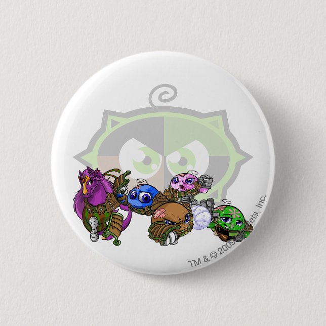 Badge Rond 5 Cm Groupe de lac Kiko d'équipe (Devant)