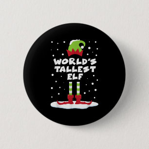 Badge Rond 5 Cm Groupe Elfe le plus élevé du monde Jours de famill