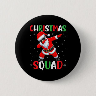 Badge Rond 5 Cm Groupe Famille Escadrille de Noël Correspondance P