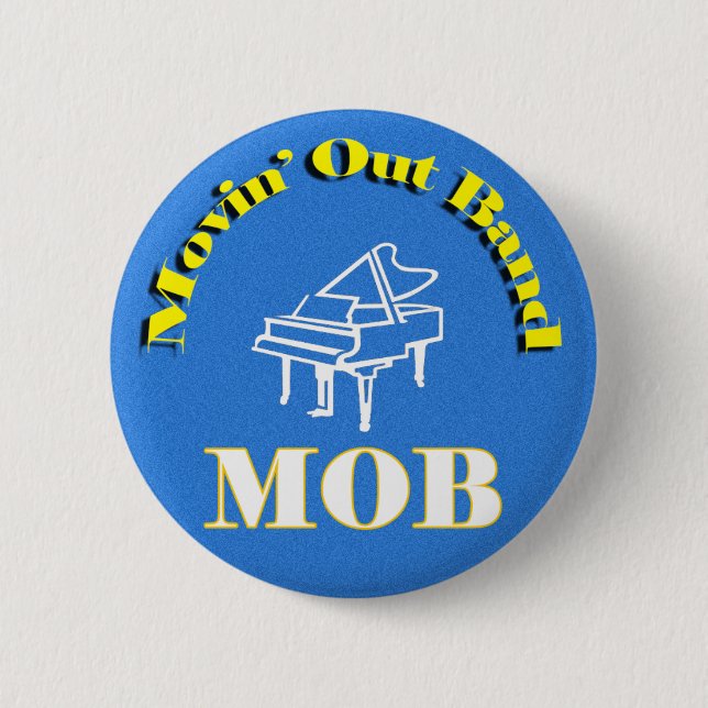 Badge Rond 5 Cm Groupe Movin' Out (Devant)