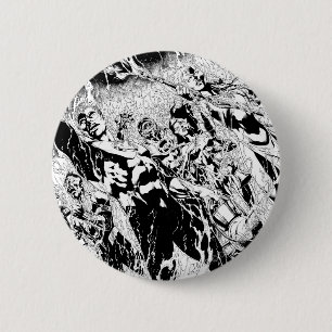 Badge Rond 5 Cm Groupe vert de lanterne