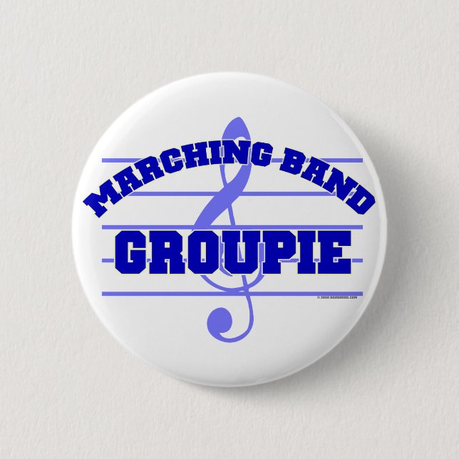 Badge Rond 5 Cm Groupie de fanfare (Devant)