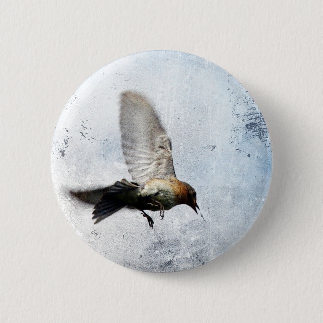 Badge Rond 5 Cm Grunge de Bluebird (Devant)