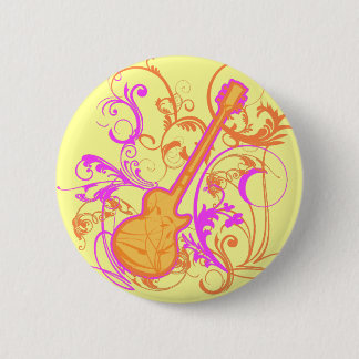 Badge Rond 5 Cm Grunge de guitare de la roche de la fille de KRW