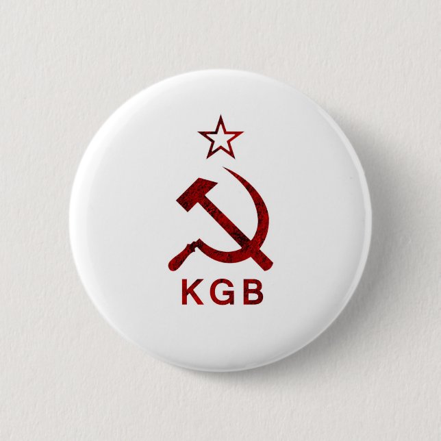 Badge Rond 5 Cm Grunge de KGB (Devant)
