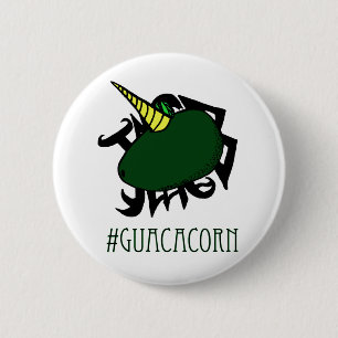 Badge Rond 5 Cm #Guacacorn