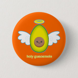 Badge Rond 5 Cm Guacamole saint