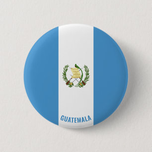 Badge Rond 5 Cm Guatemala Drapeau mignon Patriotique