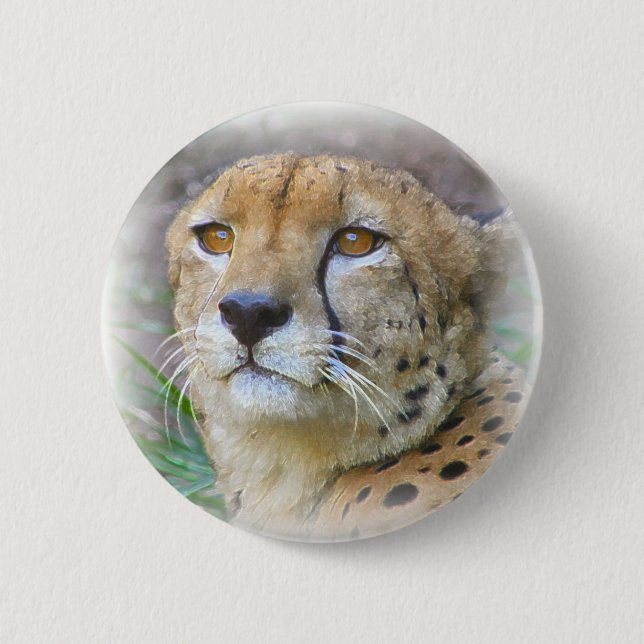 Badge Rond 5 Cm guépard (Devant)