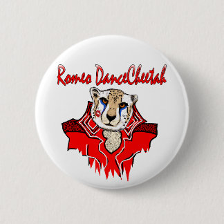 Badge Rond 5 Cm Guépard de danse de Romeo
