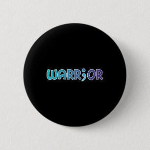 Badge Rond 5 Cm Guerrier anti-suicide Anxiété sensibilisation