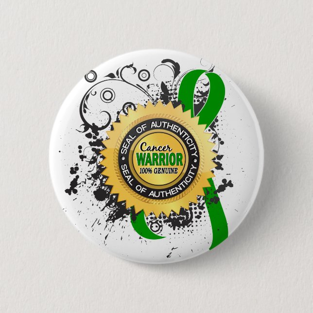 Badge Rond 5 Cm Guerrier cholagogue 23 de Cancer (Devant)