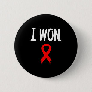 Badge Rond 5 Cm Guerrier de la maladie cardiaque survivant j'ai va