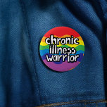 Badge Rond 5 Cm Guerrier de la maladie chronique, handicap invisib<br><div class="desc">Pour ceux qui luttent contre une maladie chronique et qui ne font que s'en remettre. Parfois ces conditions sont des maladies cachées et ce bouton peut vous aider et d'autres à sentir qu'ils ne sont pas seuls, parfois ils sont des conditions assez visibles et cela sert de rappel pour être...</div>