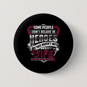 Badge Rond 5 Cm Guerrier de l'anémie falciforme - Je porte la Bour