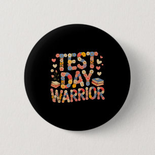 Badge Rond 5 Cm Guerrier drôle de jour de test bruh science maths