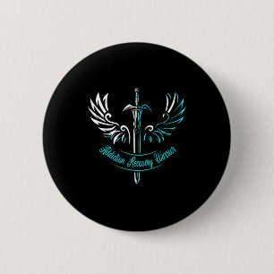 Badge Rond 5 Cm Guerrier du rétablissement de la dépendance - Célé