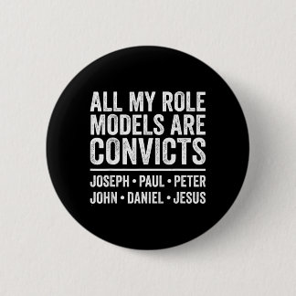 Badge Rond 5 Cm Guidé par la foi Joseph Paul Pierre Jean Jésus