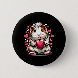 Badge Rond 5 Cm Guinéen Coeur Coeur Saint Valentin Vale mignonne