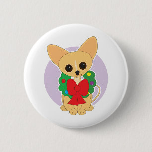 Badge Rond 5 Cm Guirlande de chiwawa