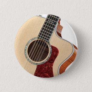 Badge Rond 5 Cm guitare