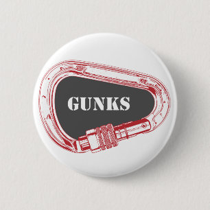 Badge Rond 5 Cm Gunks Escalade carabiner