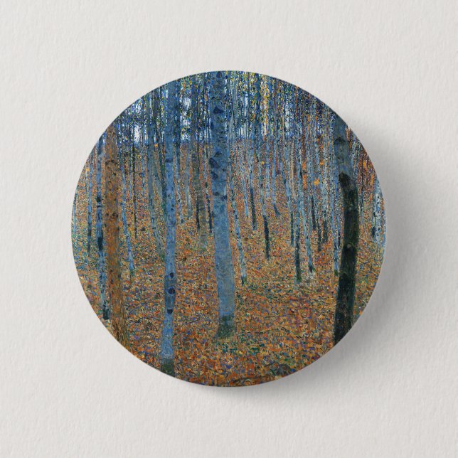 Badge Rond 5 Cm Gustav Klimt Beech (Devant)