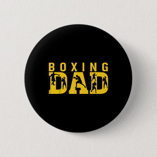 Badge Rond 5 Cm Gym Boxer Love Papa Boxer Lover Boîte d'entraîneme