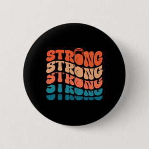 Badge Rond 5 Cm Gymnase Amusant Fitness Bodybuilding Sports Weig