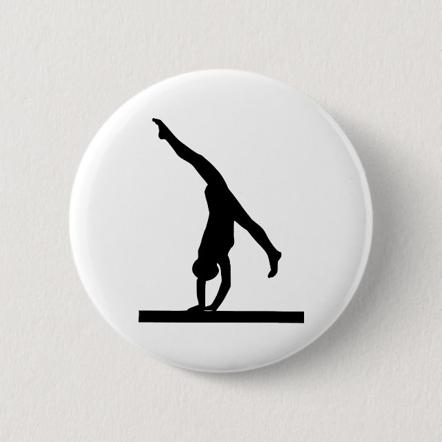 Badge Rond 5 Cm Gymnastique (Devant)