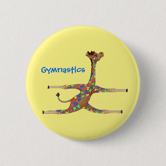 Badge Rond 5 Cm Gymnastique de Rainbwo par Happy Juul Company