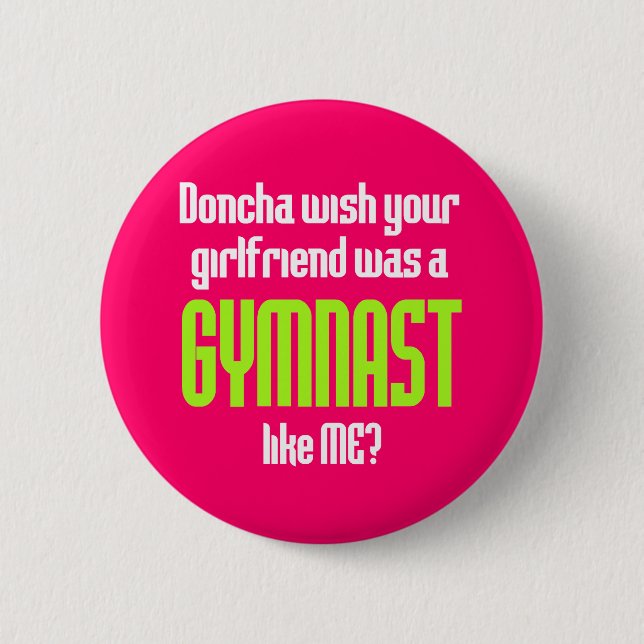Badge Rond 5 Cm Gymnastique Doncha (Devant)