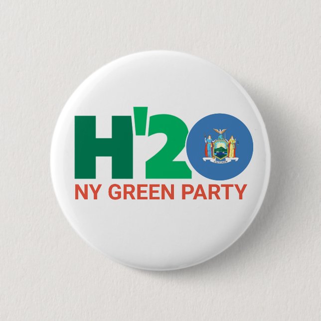 Badge Rond 5 Cm H'20 New York pour Howie Hawkins (Devant)