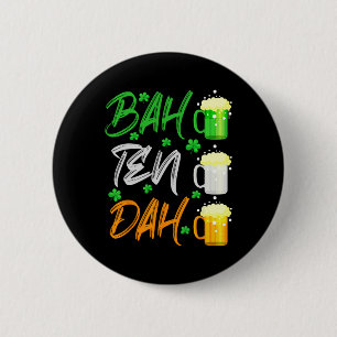 Badge Rond 5 Cm H Ten Dah Serveur Servant Amateur de Bière St Patr