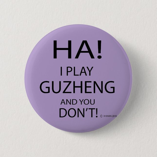Badge Rond 5 Cm Ha Guzheng (Devant)