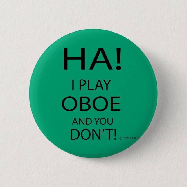 Badge Rond 5 Cm Ha Oboe (Devant)
