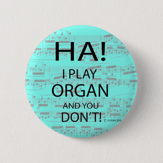 Badge Rond 5 Cm Ha Organ (Devant)